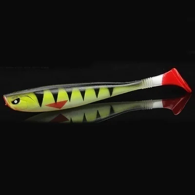 5 шт., мягкая 3D приманка для рыбалки, 10 г/12 см, Shad, пластиковая приманка для ловли окуня, щука, гольян, приманка для ловли на крючок