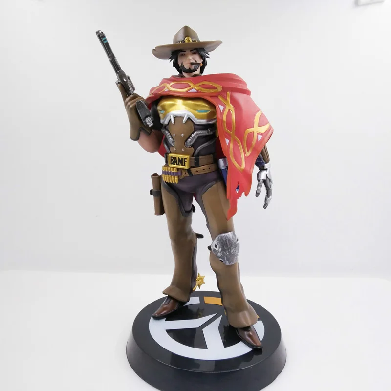 Overwatch OW фигурки охотника за головами Jesse McCree статуи из Китая Ver | Игрушки и хобби