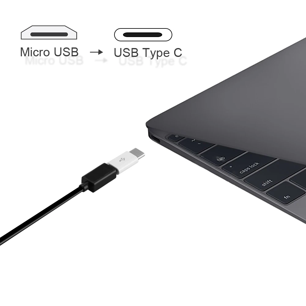 Адаптер USB Powstro с разъемом C на Micro кабель конвертер type адаптер 3 1 для Macbook samsung s8 huawei