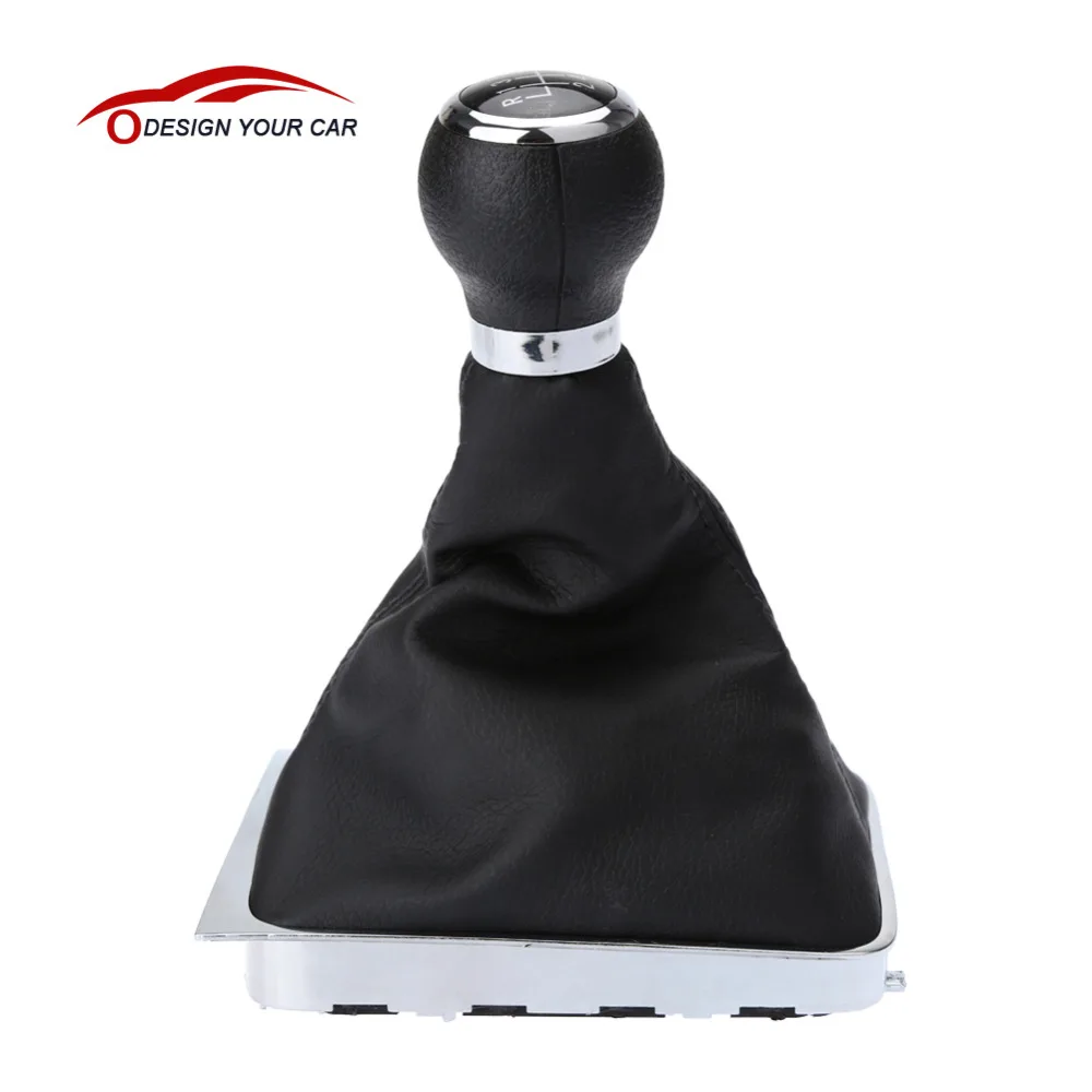 Черная 5 скоростная ручка переключения передач в автомобильном стиле гетры для
