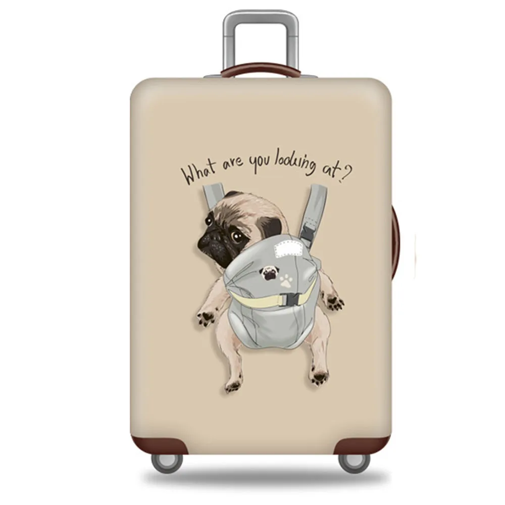 Утолщенный багаж защитный чехол на колесиках водонепроницаемые эластичные