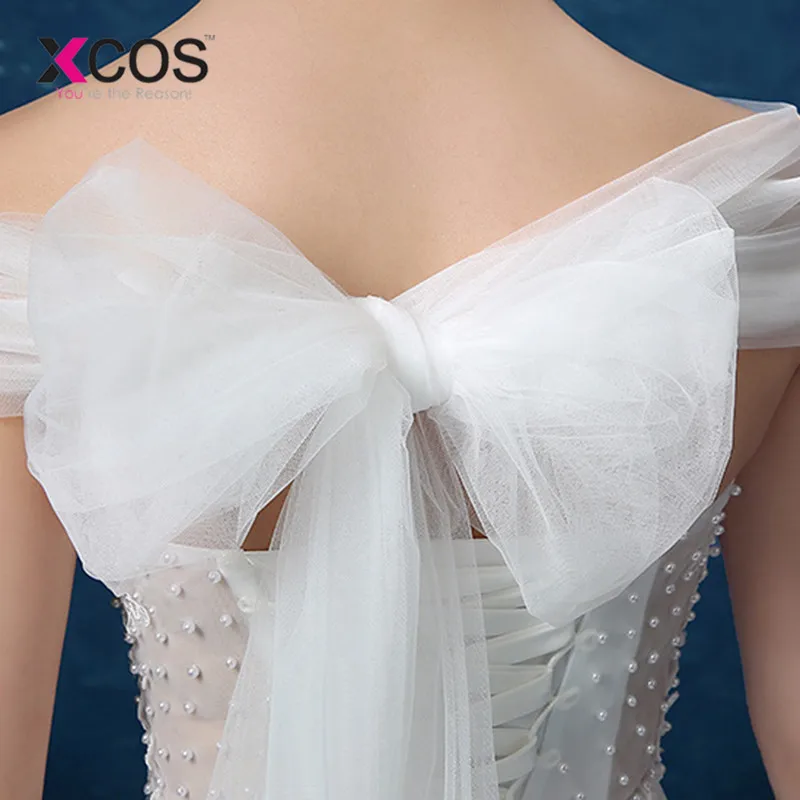XCOS Vestido De Noiva Princesa дешевое сексуальное свадебное платье русалки кружево как на