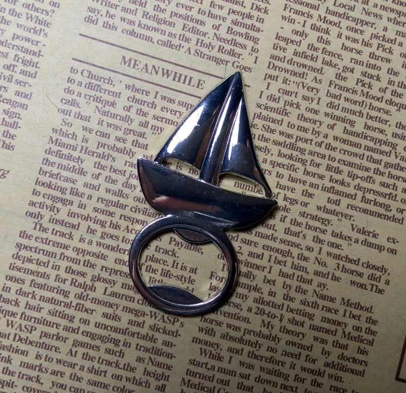 Быстрая доставка! Открывалка для бутылок с парусником 50 шт./лот подарок на