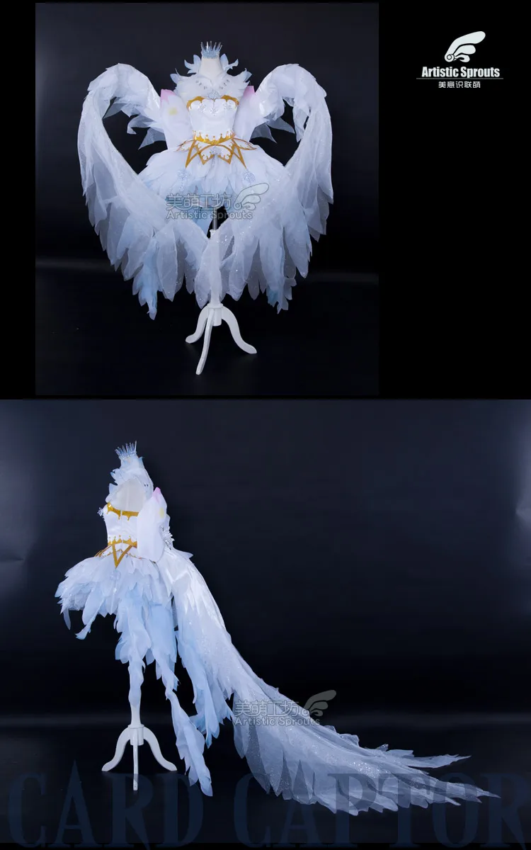 Аниме карточка Captor Sakura Ice Angel прозрачная карточная форма Косплей Костюм