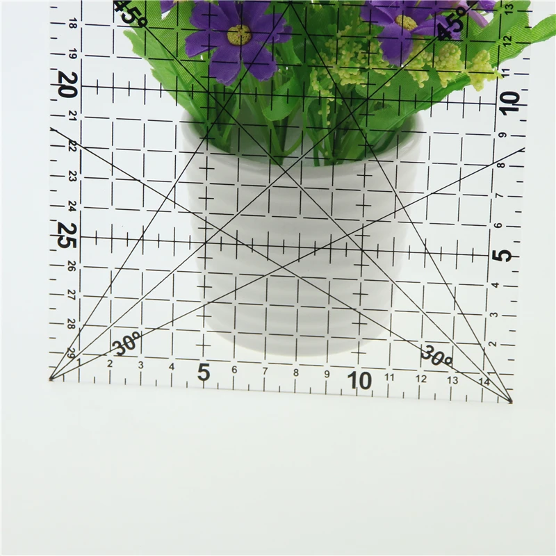 1 Pc 30 * 15 Cm Patchwork Ruler Quilting Tools High Grade Acrylic Material Transparent Scale School Supplie | Канцтовары для офиса