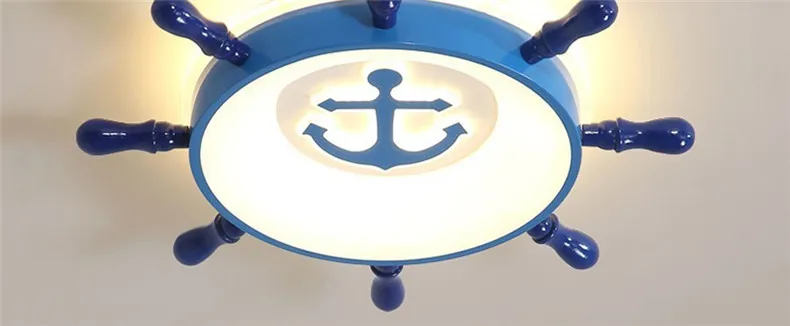Children Pirate Dreaming Modern Led Ceiling Lights For Children Room Kid's Room AC85-265V Bedroom Deco Ceiling Lamp iluminacion