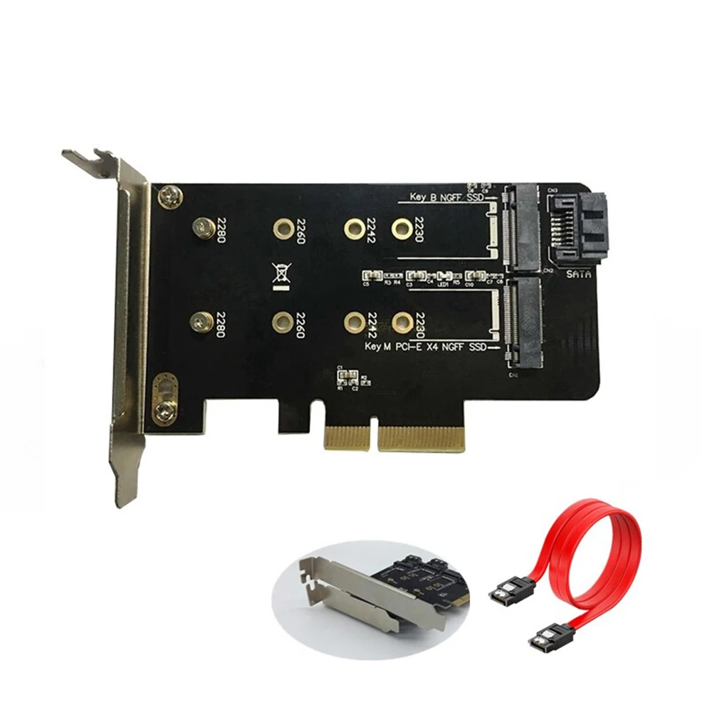 Адаптер M.2 для установки на карты NVME PCIE SSD PCI E адаптер Express X4 M ключ 2230 2280 M2 SSD|Корпус