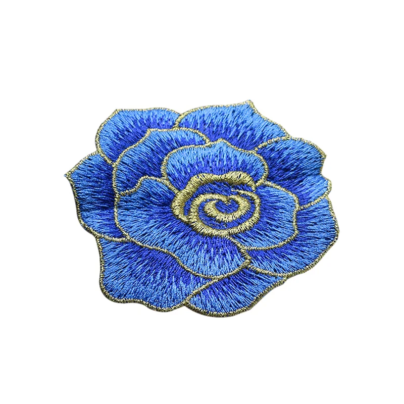 AHYONNIEX Small Multi-Color 8cm Embroidery Rose Flower Patches for Dress Jacket DIY Accessories | Дом и сад