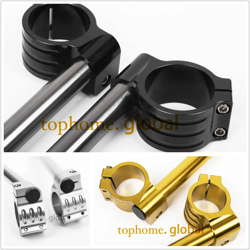 

CNC 38mm Regular Clip-Ons handlebars handle bar Fork Tube One Pair Black/Gold/Silver Motorcycle Handbar Clip Ons Clipon