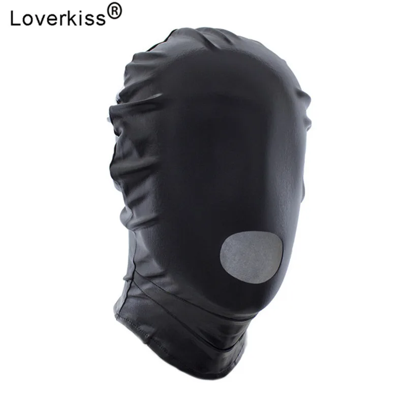 Сексуальная Фетиш латексная маска Loverkiss бандаж портупея БДСМ игры для взрослых