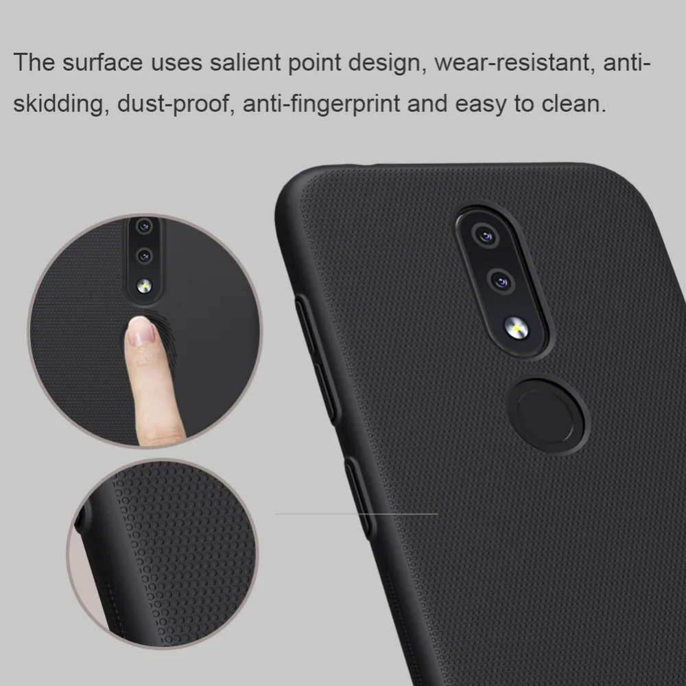 Чехол для телефона для Nokia 4,2 NILLKIN матовый суперматовый защитный чехол для Nokia 4,2, чехол-бампер для телефона, Подарочный держатель для телефона