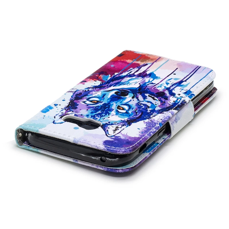 Роспись откидной Чехол кошелек с подставкой для Coque samsung Galaxy A3 2017 A320 Funda A5 A520