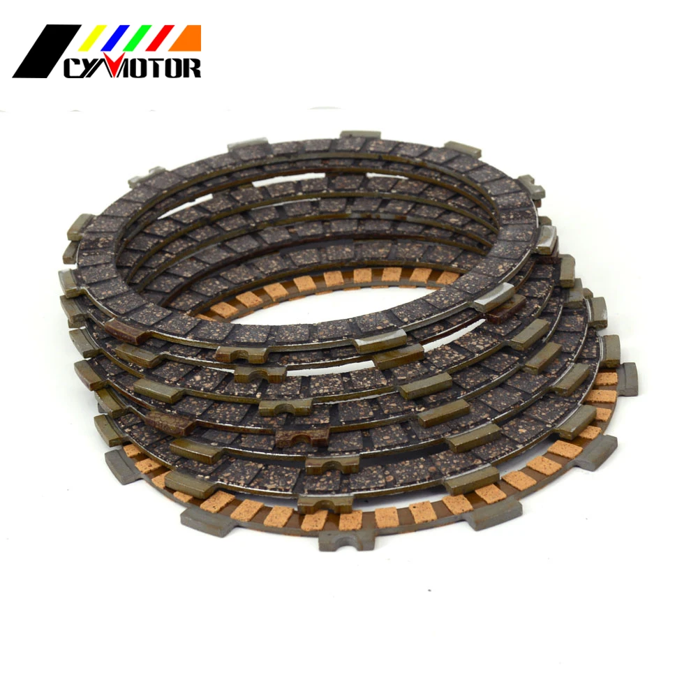 

7PCS Motocycle Clutch Friction Plates Disc Set For SUZUKI SFV400A DL650 DL650A DL650AGT DL650XA Street