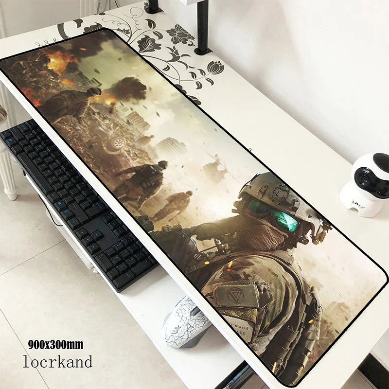 Коврик для мыши игровой толщина 900x300x3 мм большой коврик с клавиатурой Новое