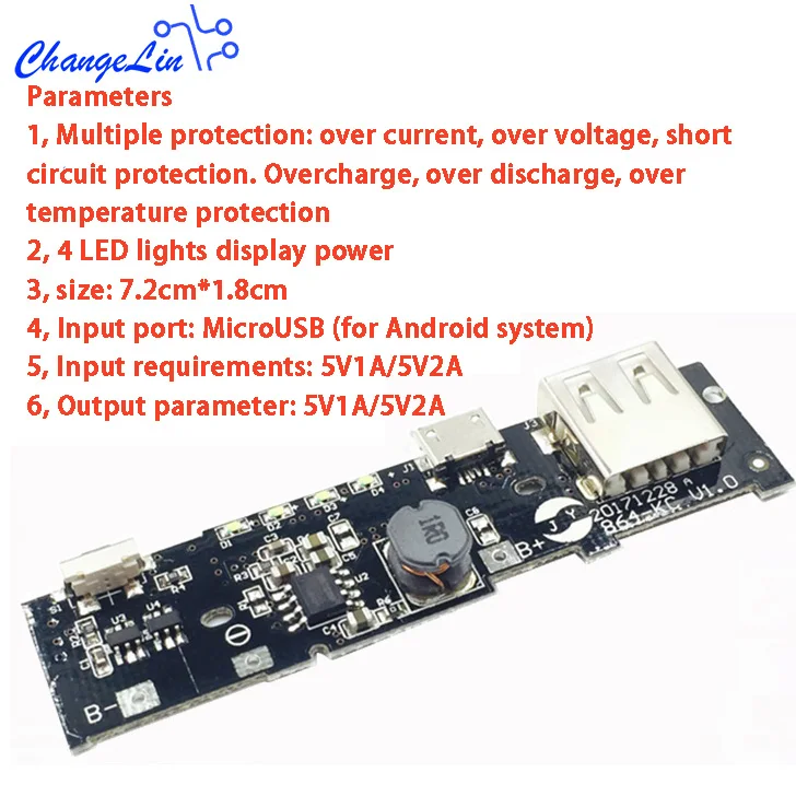 8S 5V 20800 PCB Мобильный блок питания чехол литиевая батарея зарядка печатная плата