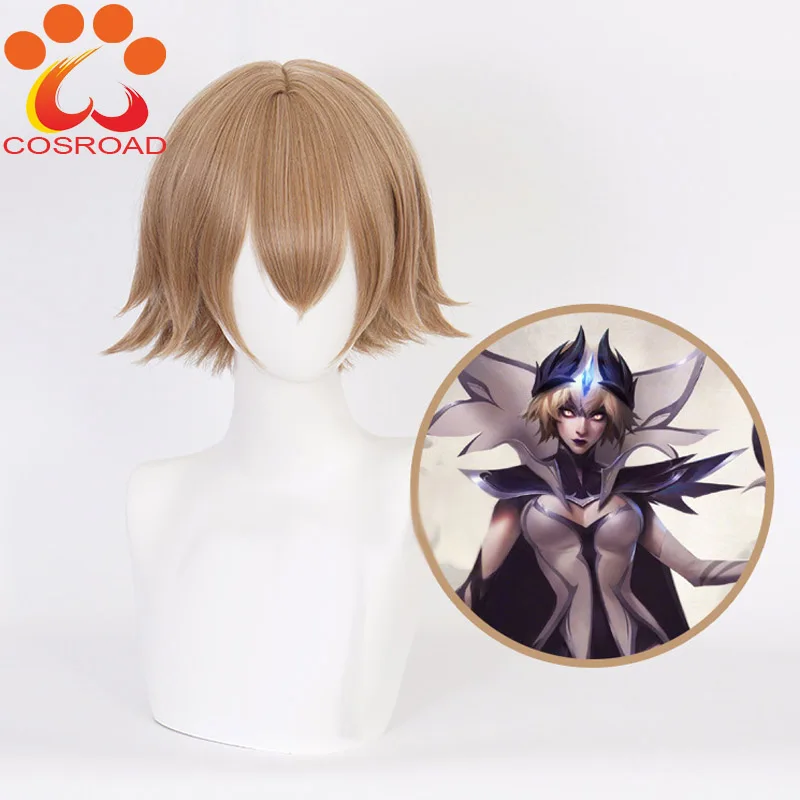 Cosroad Игра LOL LeBlanc парики для женщин косплей костюм Лига Легенд Хэллоуин коричневый