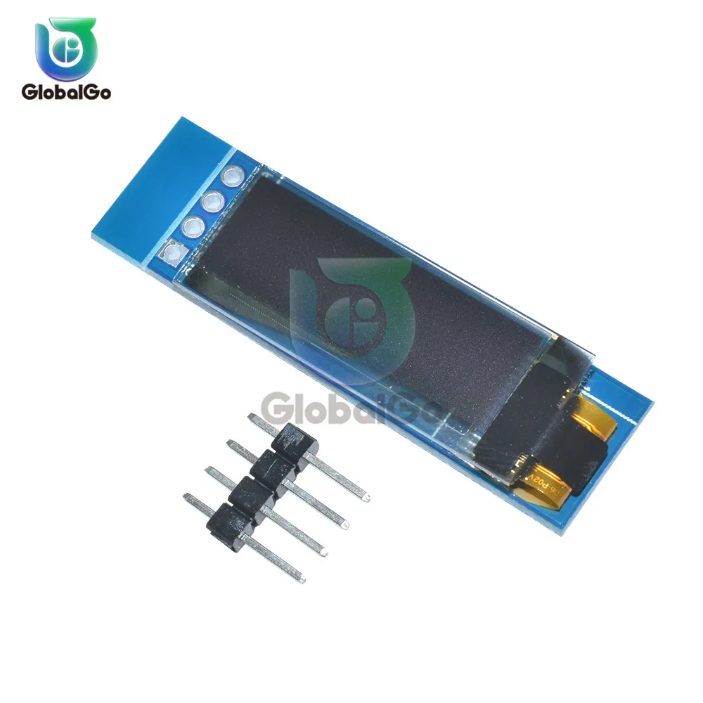 4pin 0,96 дюймов IIC Серийный синий белый oled-дисплей модуль 128X32 I2C SSD1306 ЖК-экран Плата GND VCC SCL SDA 0,9" для Arduino