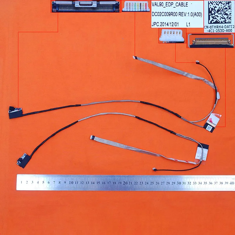 Новый оригинальный ЖК светодиодный гибкий видео для Dell E6440 VAL90 30Pin ORG PN: 0THRH4 DC02C009R00