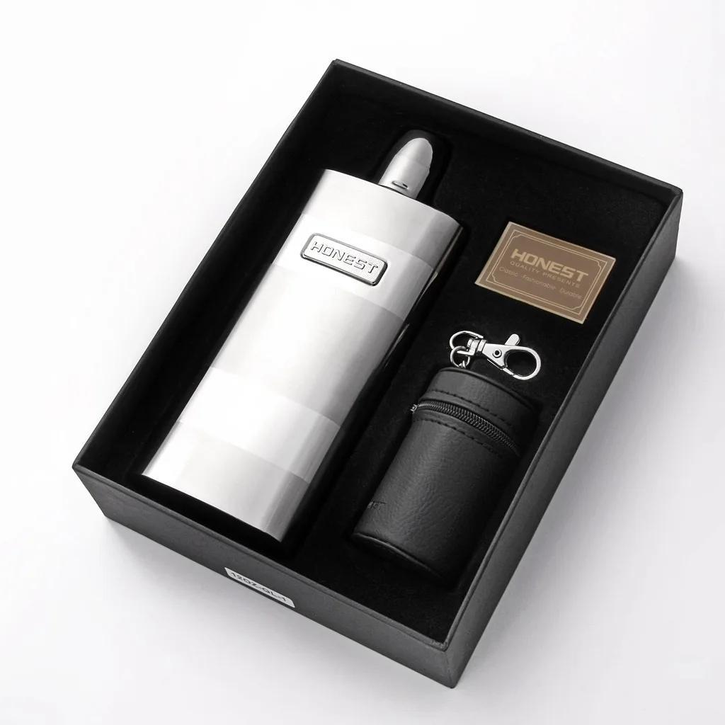 

12OZ-QL Quality Hip Flask Portable Liquor Whisky Flask 12 Ounce Big Stainless Steel Flask Canteen Wine Bottle Gadgets for Man