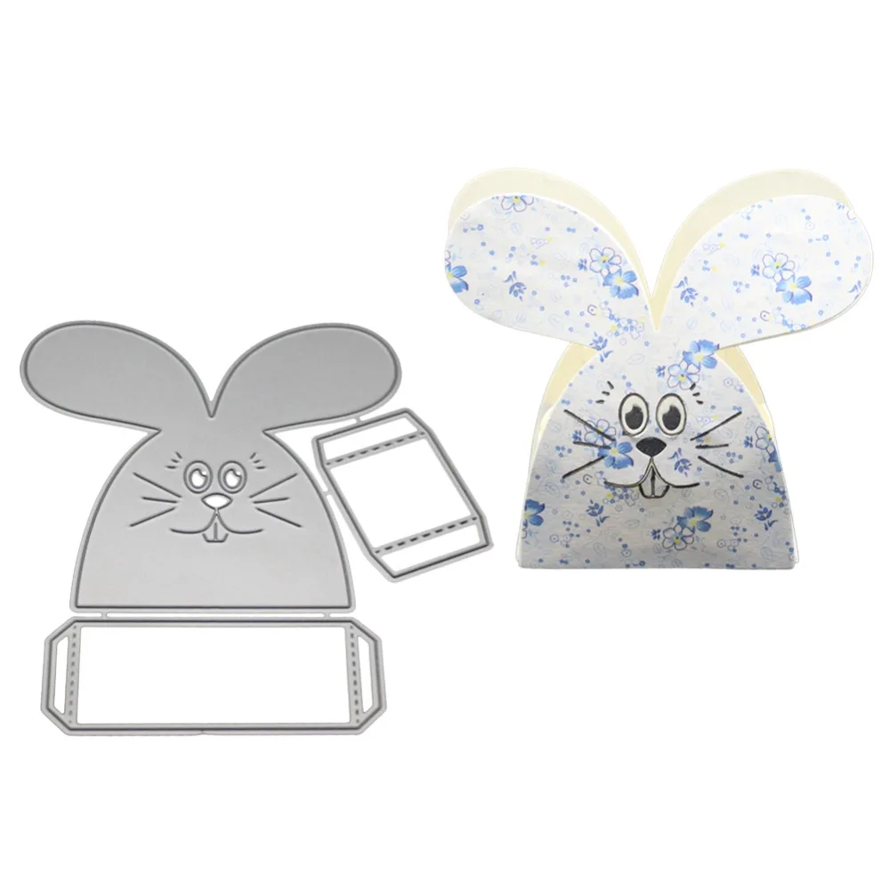 3D рамка в виде кролика технические металлические трафареты для рукоделия