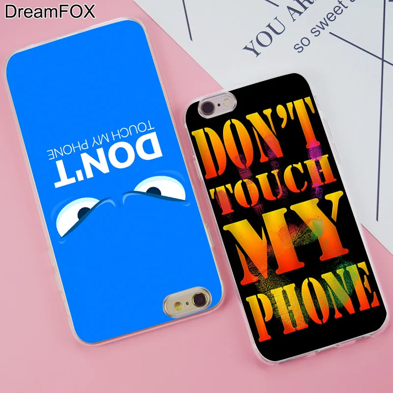 DREAMFOX K066 Touch My Phone Мягкий ТПУ силиконовый чехол для Apple iPhone 11 Pro X XR XS Max 8 7 6 6S Plus 5 5S SE 5C 4