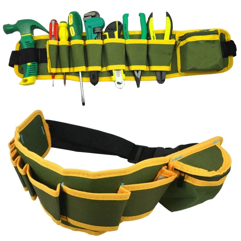 Электрики Регулируемая посадка на талии Карманный инструмент поясная сумка