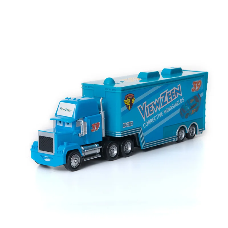 NO. 39 Truck Disney Pixar Cars 2 3 игрушки № 35 грузовик молния McQueen Джексон шторм Рамирез Мак дядюшка 1:55 литой модельный автомобиль игрушка детский подарок - Цвет: NO. 39 Truck