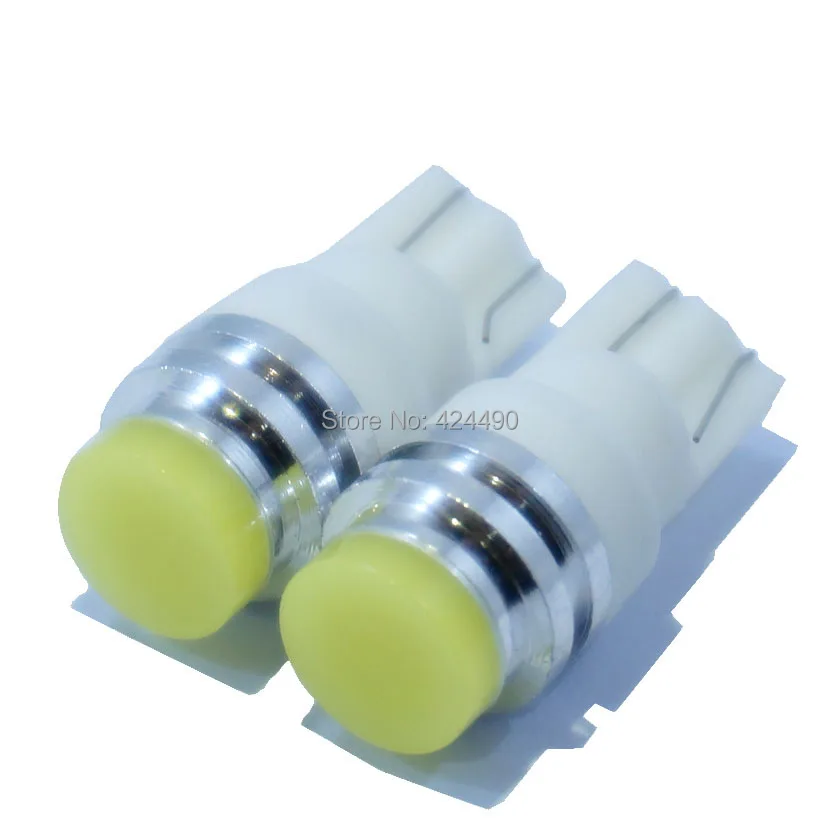 4 шт. супер яркий T10 194 168 W5W Авто Led COB 1W внутренний светильник боковой дверные