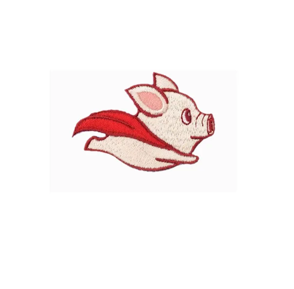1pc fashion cartoon fly pig /fly puppy clothing decoration badge patches with sew on/iron on|Значки| |