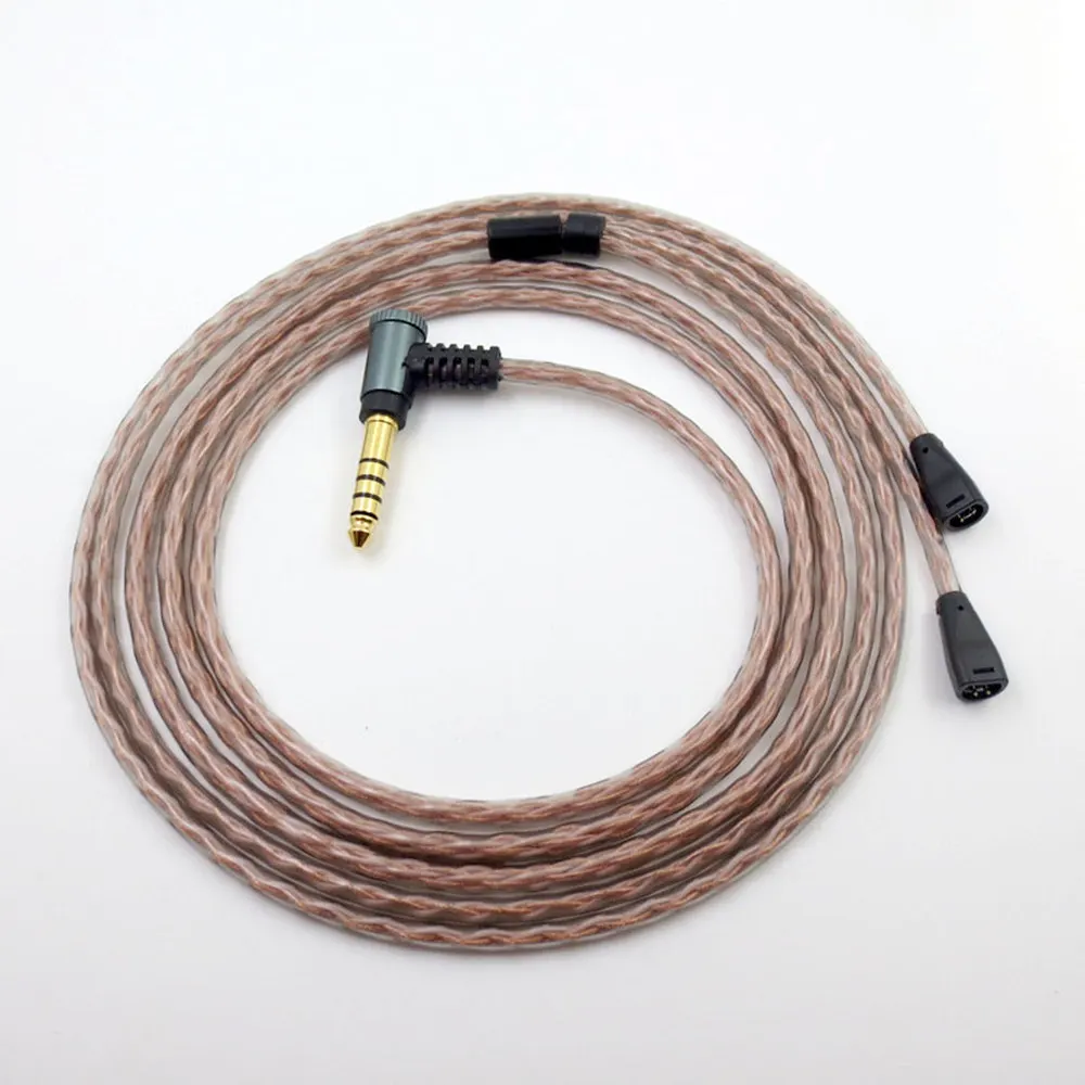 

ZSFS Golden treasure Cable 4.4mm Balanced Cable For Sennheiser IE8 IE80 IE80S IE8I Earphone