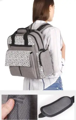 Kopen Baby Luier Luiertas Multifunctionele Dubbele Schoudertas Voor Mama Veranderende Organisator Handtas Moeder Tas Waterdicht