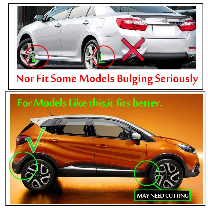 Набор универсальных брызговиков для Renault Megane Kwid Captur Clio Kadjar Espace Scala Zoe Laguna |
