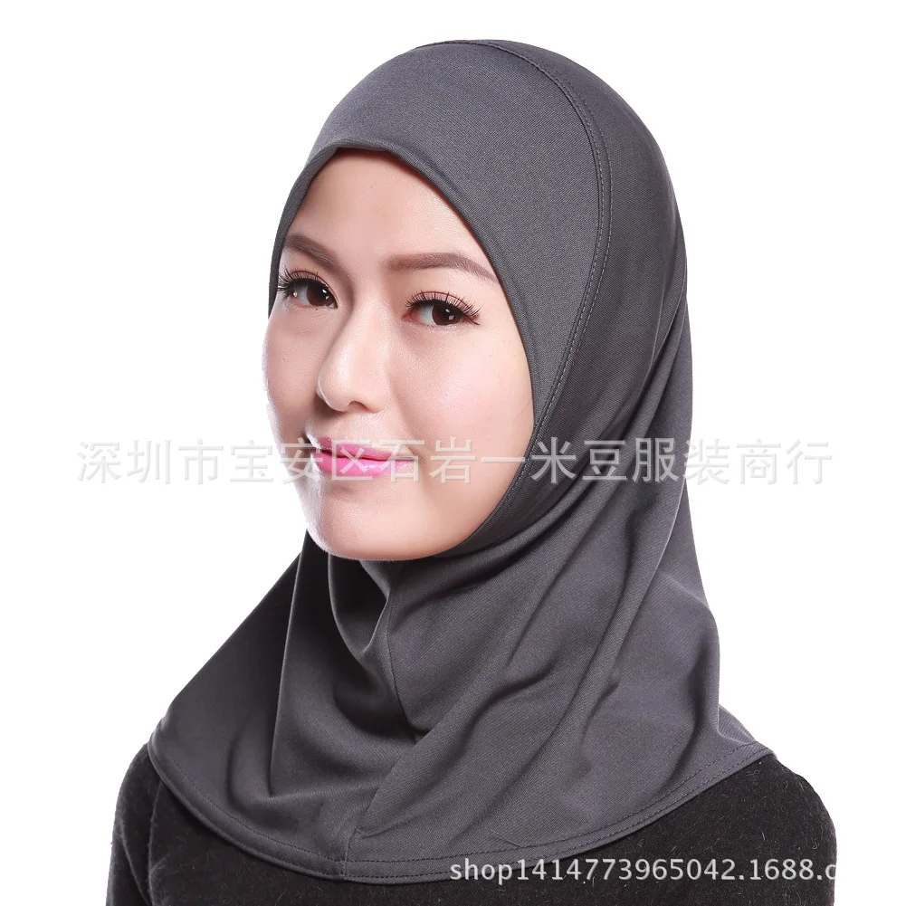 2017 г. Ограниченная взрослых внутренняя хиджабы хлопок Отсутствует Broadcloth