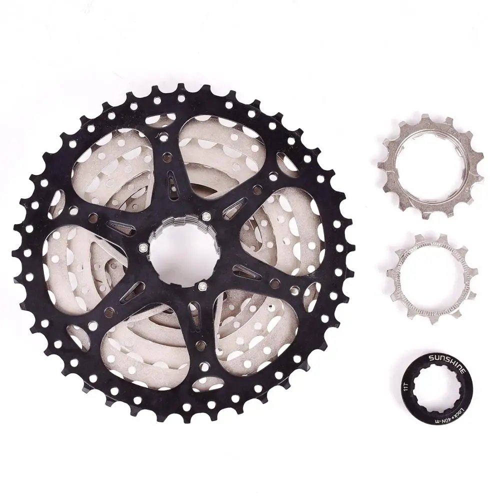 SUNSHINE MTB велосипед Freewheel 8S 11-32 36 40 42T MTB горный велосипедный маховик 8 24 скоростные кассетные звездочки для 8 скоростей