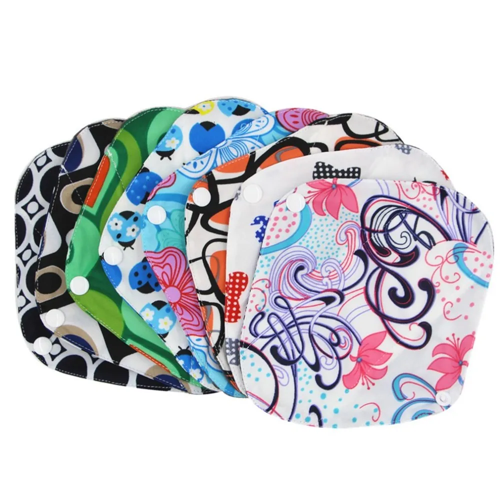 Моющиеся органические многоразовые бамбуковые тканевые менструальные