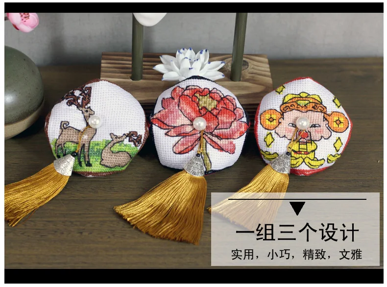 3 шт./компл. Pin игла с модным крючком для подушки из белой кожи Бискорню Рукоделие "сделай сам": Набор для вышивки хлопчатобумажная нить Набор для вышивания крестиком, ручная работа с иглами