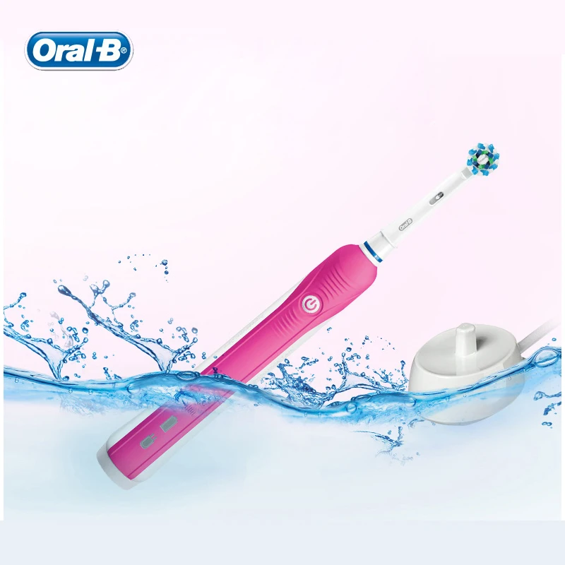 Oral B электрическая зубная щетка PRO600 D16 для взрослых отбеливание зубов