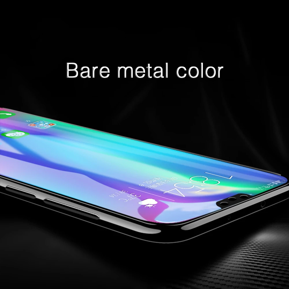 Eqvvol 3D полное покрытие шелковое закаленное стекло для Huawei Honor 9 10 Lite 8X Mate 20 Защита
