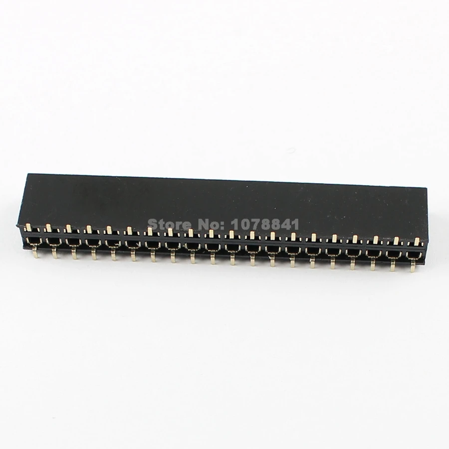 50 шт. шаг 2 54 мм 2x20 Pin 40 контактный разъем с двойным рядом камней штыревой разъём SMT