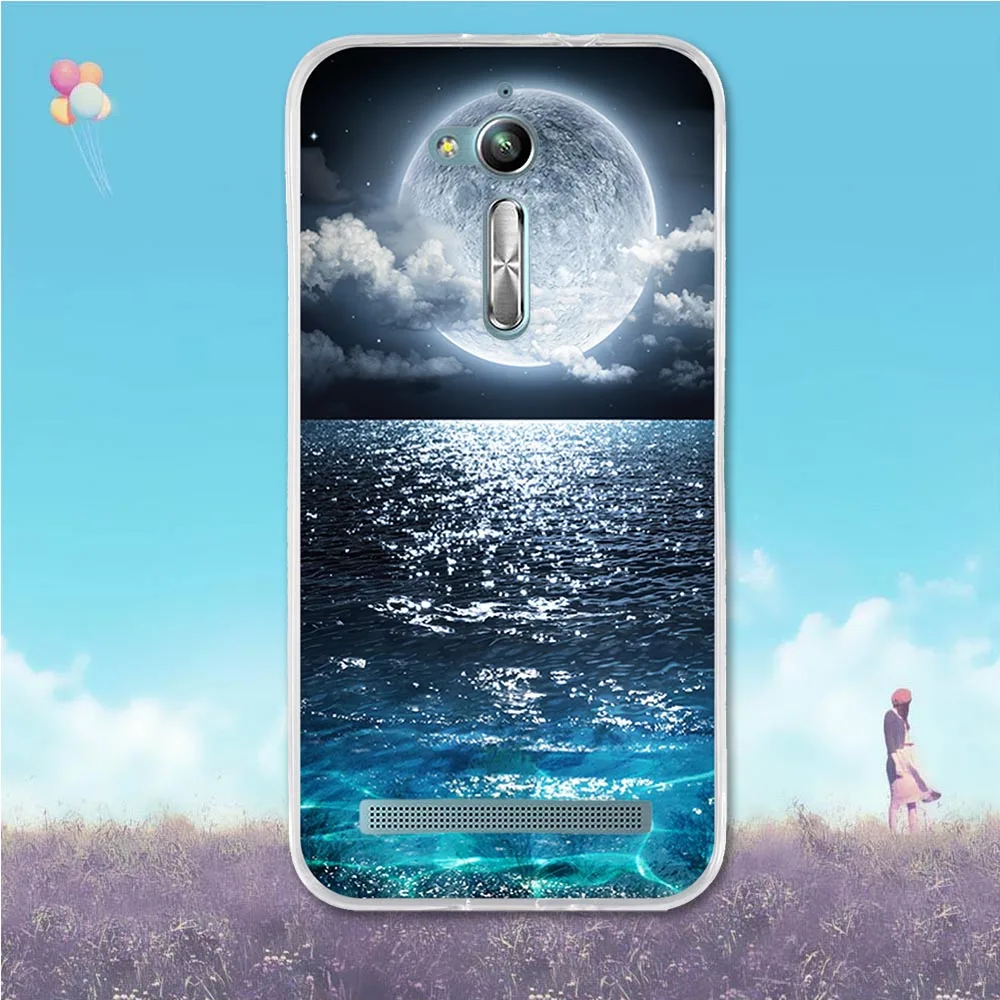 Чехол для Asus Zenfone Go ZB500KL ZB500KG силиконовая задняя крышка из ТПУ Для чехол мобильного