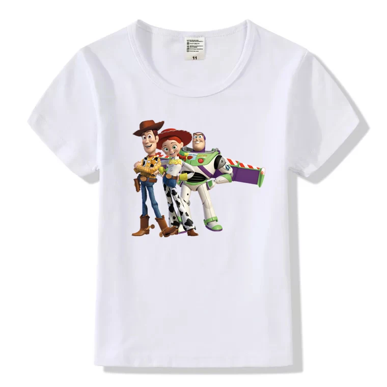 42019 Детская футболка с героями мультфильмов История игрушек европейские