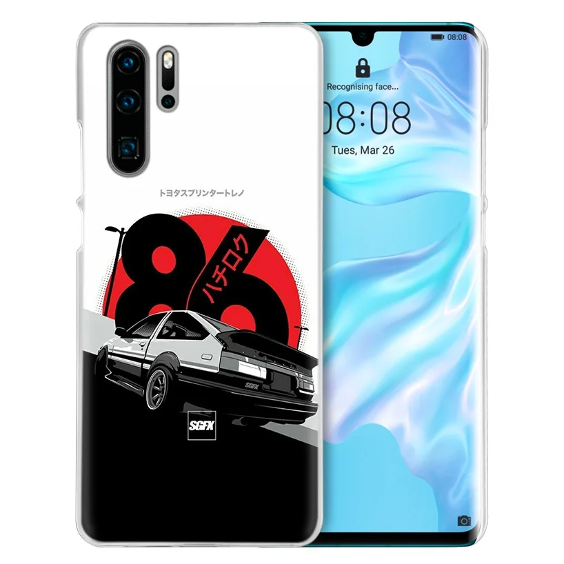 Классный чехол-комикс для спортивных автомобилей huawei P20 P30 P Smart Nova 4 3i P10 P9 P8 mate 10 20 lite Pro Mini жесткий чехол для телефона из ПК