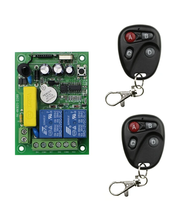 Беспроводной пульт дистанционного управления переменного тока 220 В 8 А 2 канала 1 *