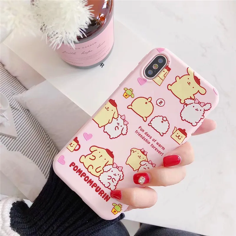 Cute Cartoon Phone Case For Iphone 6 6S Plus Silicone Soft TPU Bags Animals Painted iphone 7 8 plus X XR XS MAX Shell |