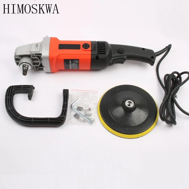 

HIMOSKWA 220V 1400W 3000rpm Car Polisher Variable Speed Car Paint Care Tool Polishing Machine polishing machine