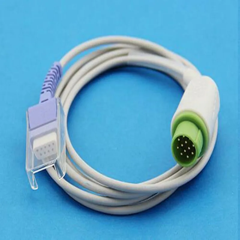Кабель-удлинитель Медицинский из ТПУ совместимый с DC-3002 IH и M3 12 pin-DB9 Pin Spo2 |