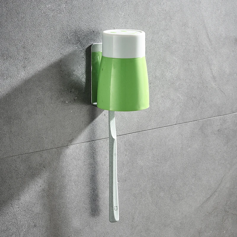 Creative 304 Stainless Steel Toothbrush Holder Wall Suction Bathroom Accessories Mug Toothpaste | Дом и сад