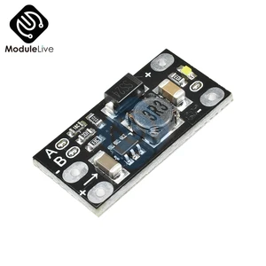 10 шт. Новый Многофункциональный Миниатюрный Повышающий Модуль повышающая плата 5 В8 в9 В12 В 1,5a светодиодный индикатор сделай сам электронный модуль высокого качества