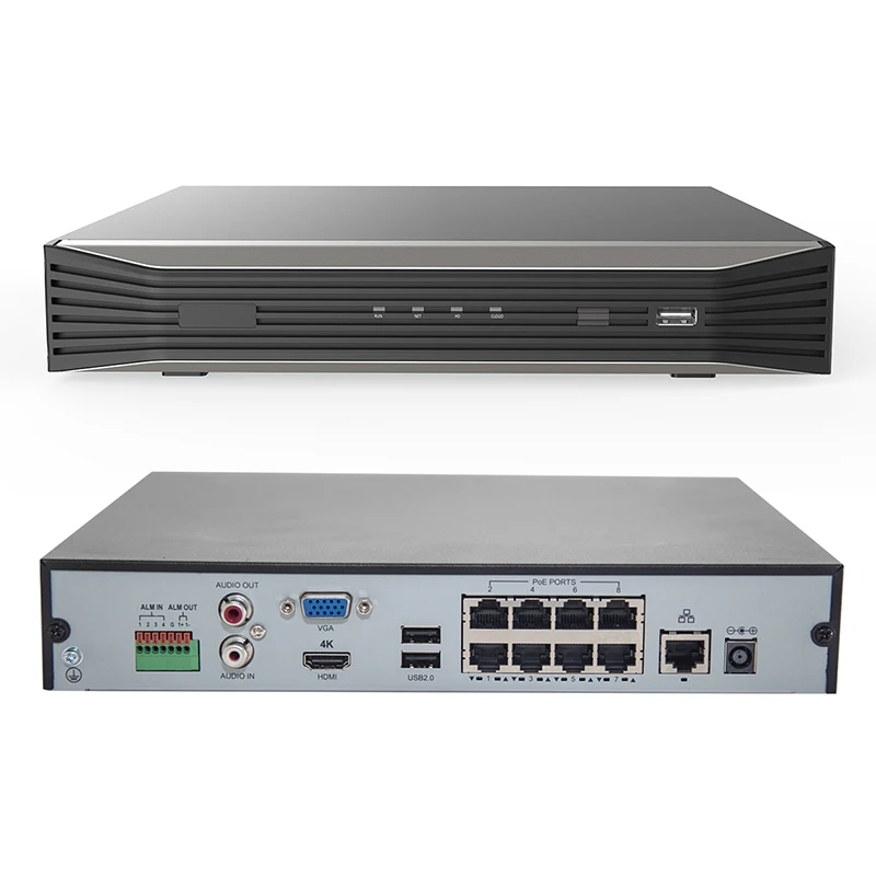 8 канальный комплект видеонаблюдения 4K H.265 NVR шт. 5MP POE CCTV ip камера
