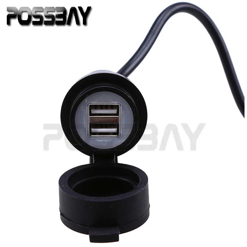 Зарядное устройство с двумя USB-портами для прикуривателя и мотоцикла | Автомобили